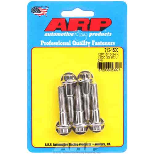 ARP 5/16-24 x 1.500 12pt SS bolts - 712-1500