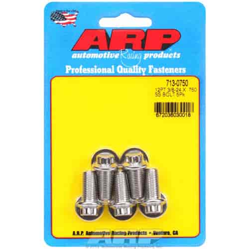 ARP 3/8-24 x .750 12pt SS bolts - 713-0750