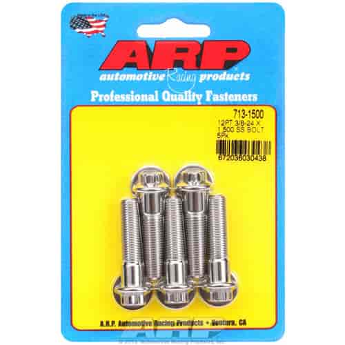 ARP 3/8-24 x 1.500 12pt SS bolts - 713-1500