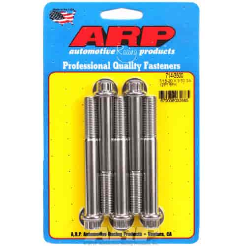 ARP 7/16-20 x 3.500 12pt SS bolts - 714-3500