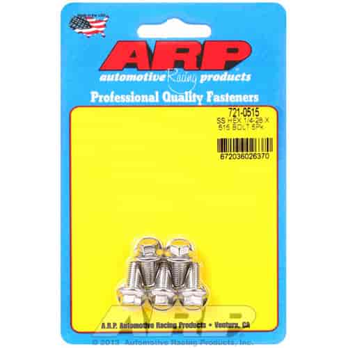 ARP 1/4-28 x .515 hex SS bolts - 721-0515