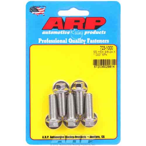 ARP 3/8-24 x 1.000 hex SS bolts - 723-1000