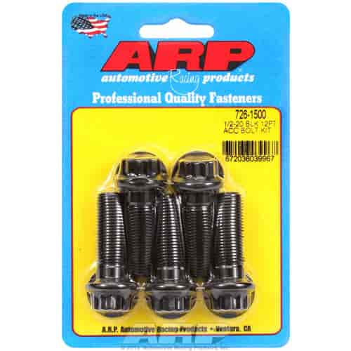 ARP 1/2-20 x 1.500 12pt black oxide bolts - 726-1500