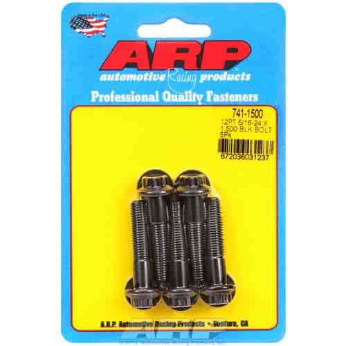 ARP 5/16-24 x 1.500 12pt black oxide bolts - 741-1500