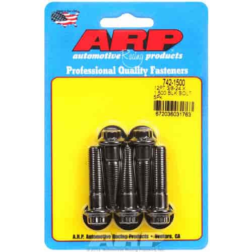 ARP 3/8-24 x 1.500 12pt black oxide bolts - 742-1500