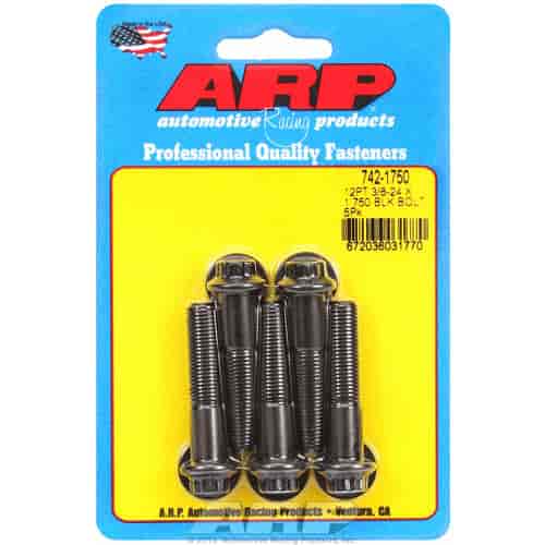 ARP 3/8-24 x 1.750 12pt black oxide bolts - 742-1750