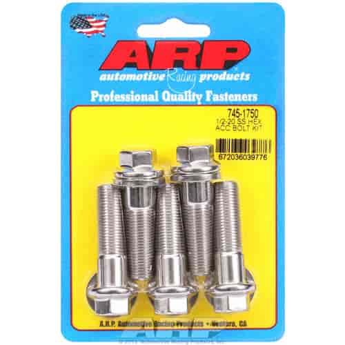 ARP 1/2-20 x 1.750 hex SS bolts - 745-1750