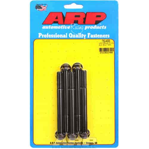 ARP 3/8-24 x 4.000 hex black oxide bolts - 752-4000