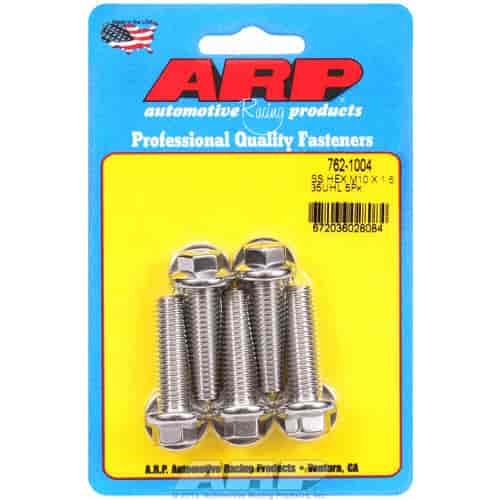 ARP M10 x 1.50 x 35 hex SS bolts - 762-1004