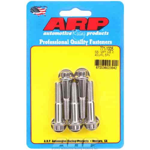ARP M8 x 1.25 x 40 12pt SS bolts - 771-1005