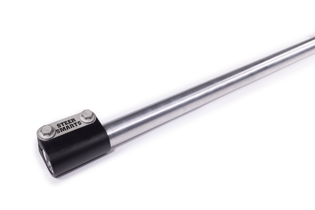 Steer Smarts 07-24 Jeep Wrangler/Gladiator Yeti XD JK/JL/JT Pro-Series Aluminum Tie Rod Adjuster Sleeve for Dynatrac ProRock XD60 72.5 Inch Wide Axle - Silver - 7123001