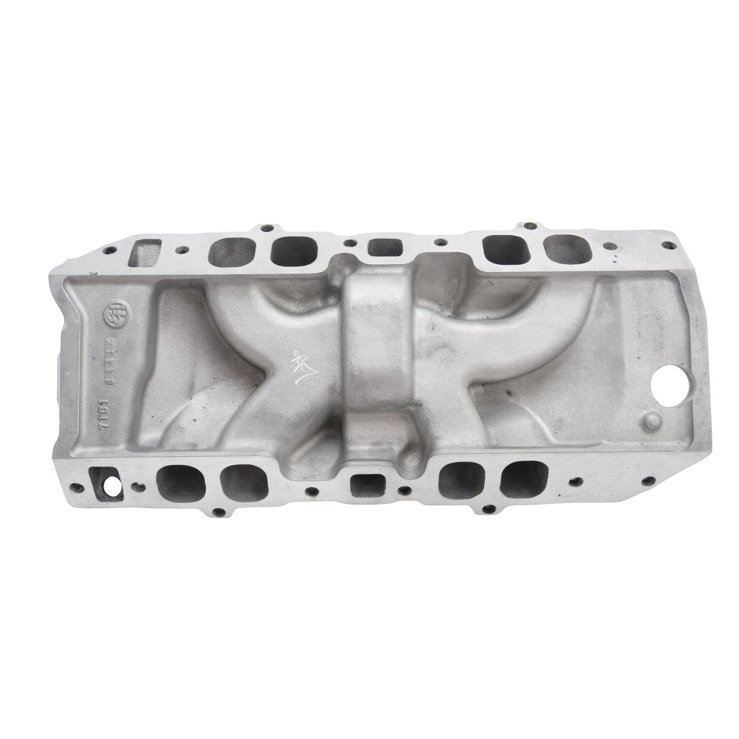 Edelbrock Polished Air-Gap BBC Oval Port Intake - 75611
