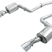 AWE 3020-32056 AWE Touring Edition Exhaust - Non-Resonated, Silver Tips (2015-2020 Dodge Charger 6.4L / 6.2L SC)