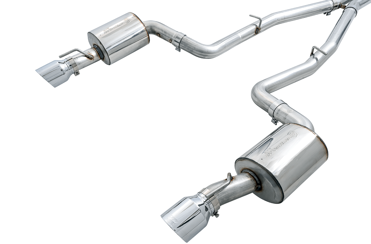 AWE 3020-32056 AWE Touring Edition Exhaust - Non-Resonated, Silver Tips (2015-2020 Dodge Charger 6.4L / 6.2L SC)