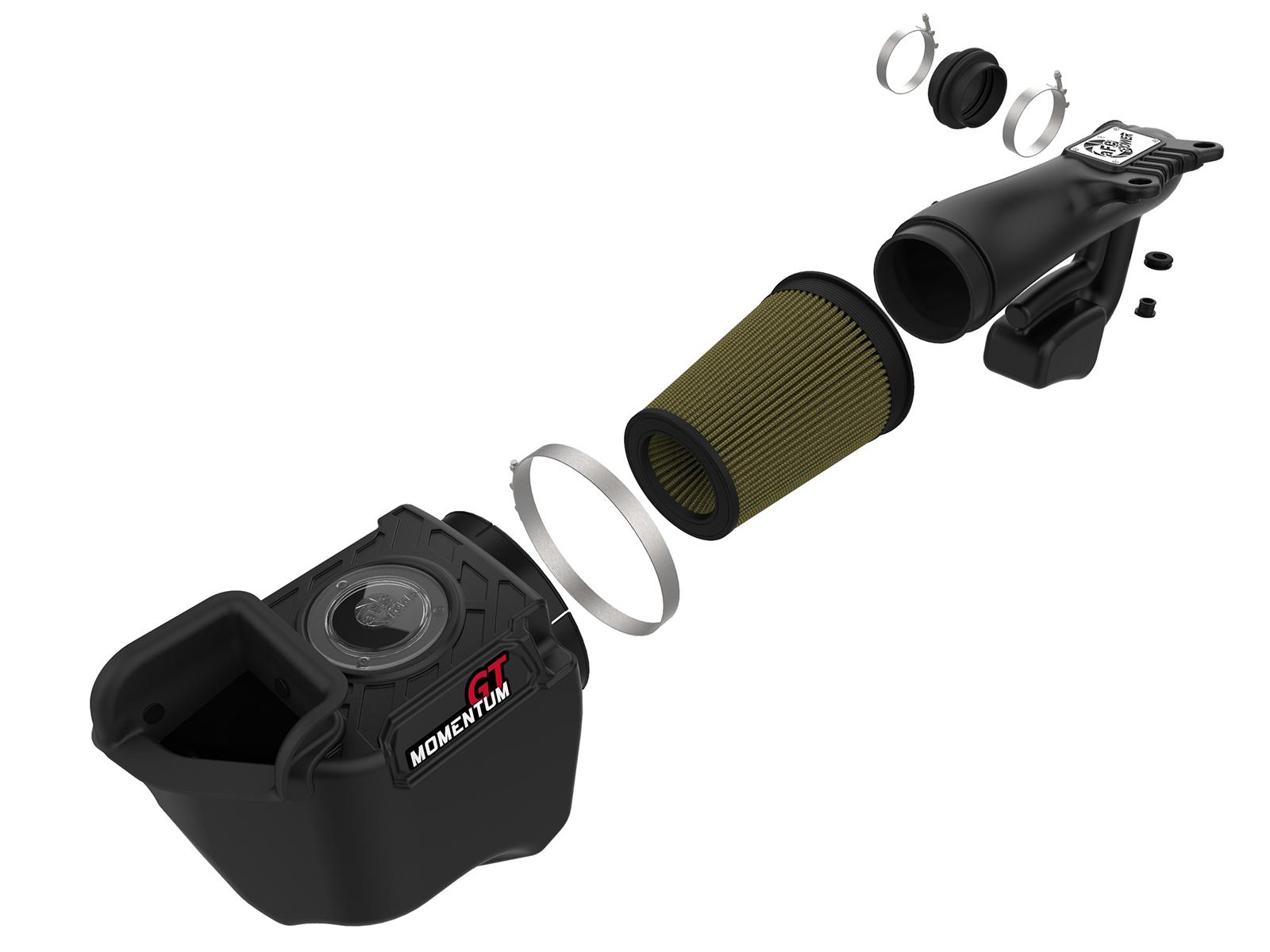 AFE Momentum GT Cold Air Intake System w/ Pro GUARD 7 Media (2012-2018 Wrangler JK, Wrangler) - 75-76212
