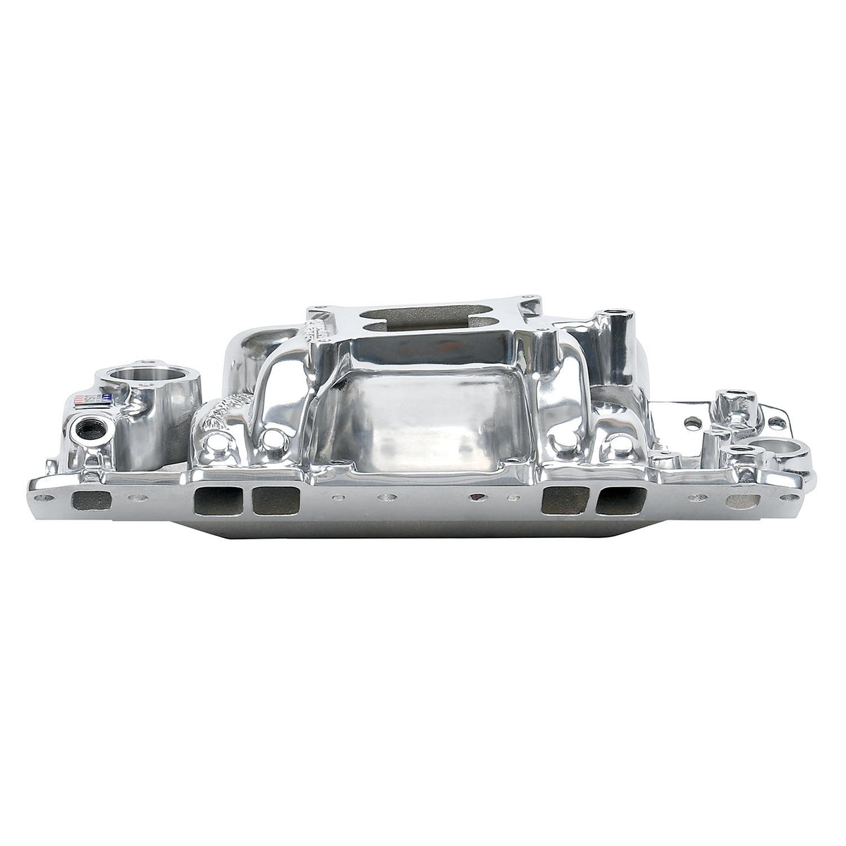 Edelbrock Polished Air-Gap SBC Intake Manifold - 75011