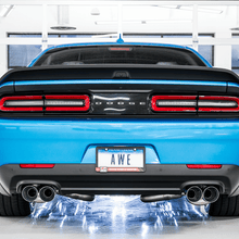 AWE 3020-42074 AWE Touring Edition Exhaust - Non-Resonated, Chrome Quad Tips (2015-2020 Dodge Challenger 6.4L / 6.2L SC)