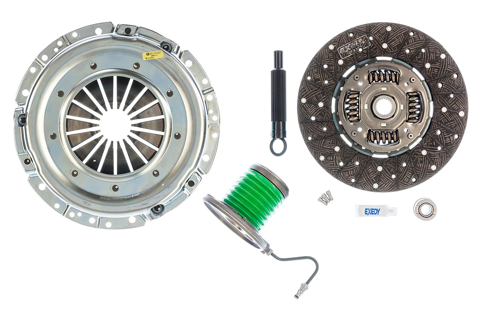 Exedy 07807CSC Stage 1 Mach 500 Clutch Kit with Hydraulic Slave Cylinder (2011-2017 Mustang GT)