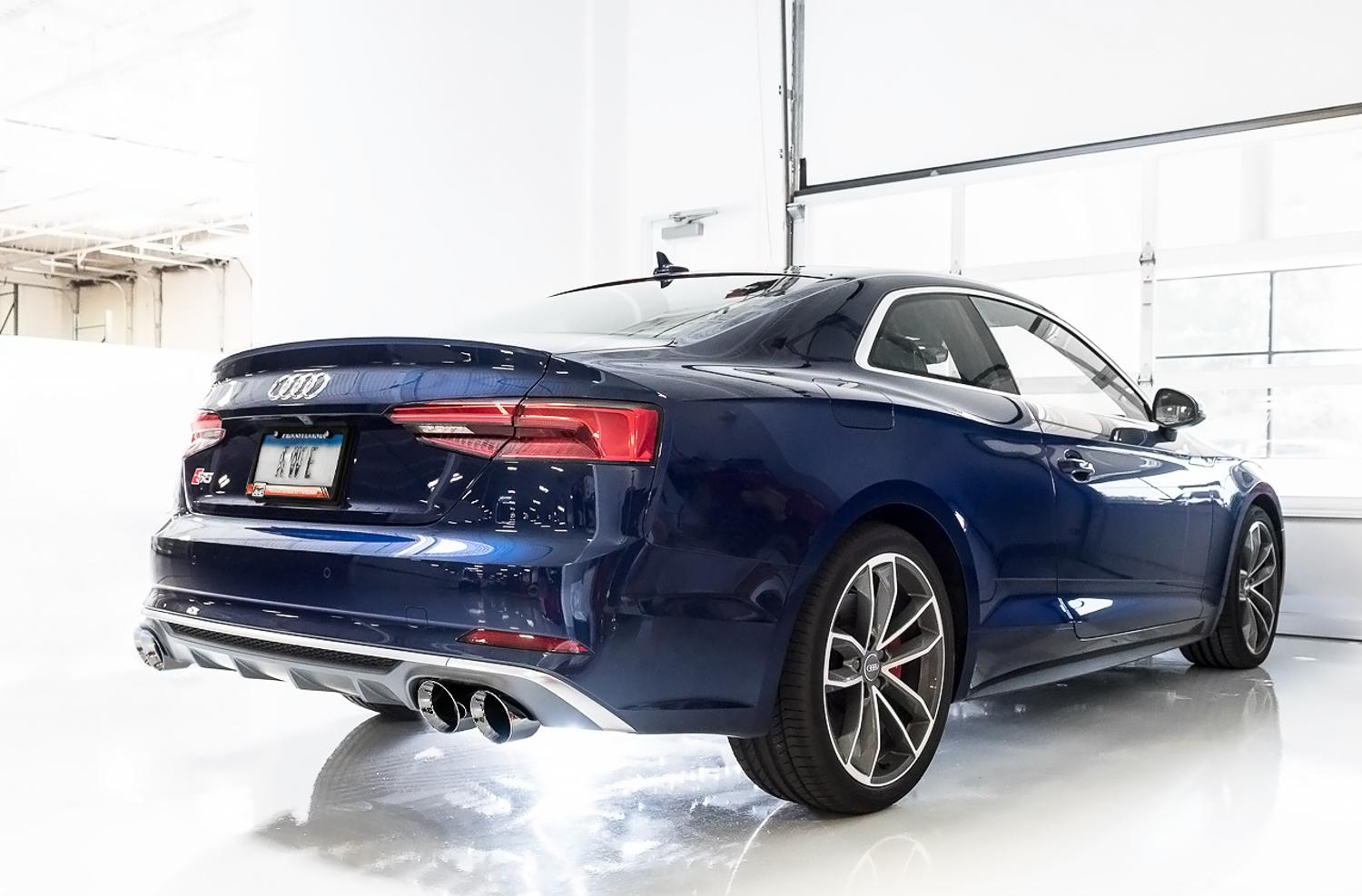 AWE Tuning Audi B9 S5 Coupe SwitchPath Exhaust w/ Chrome Silver Tips (102mm) - 3025-42038