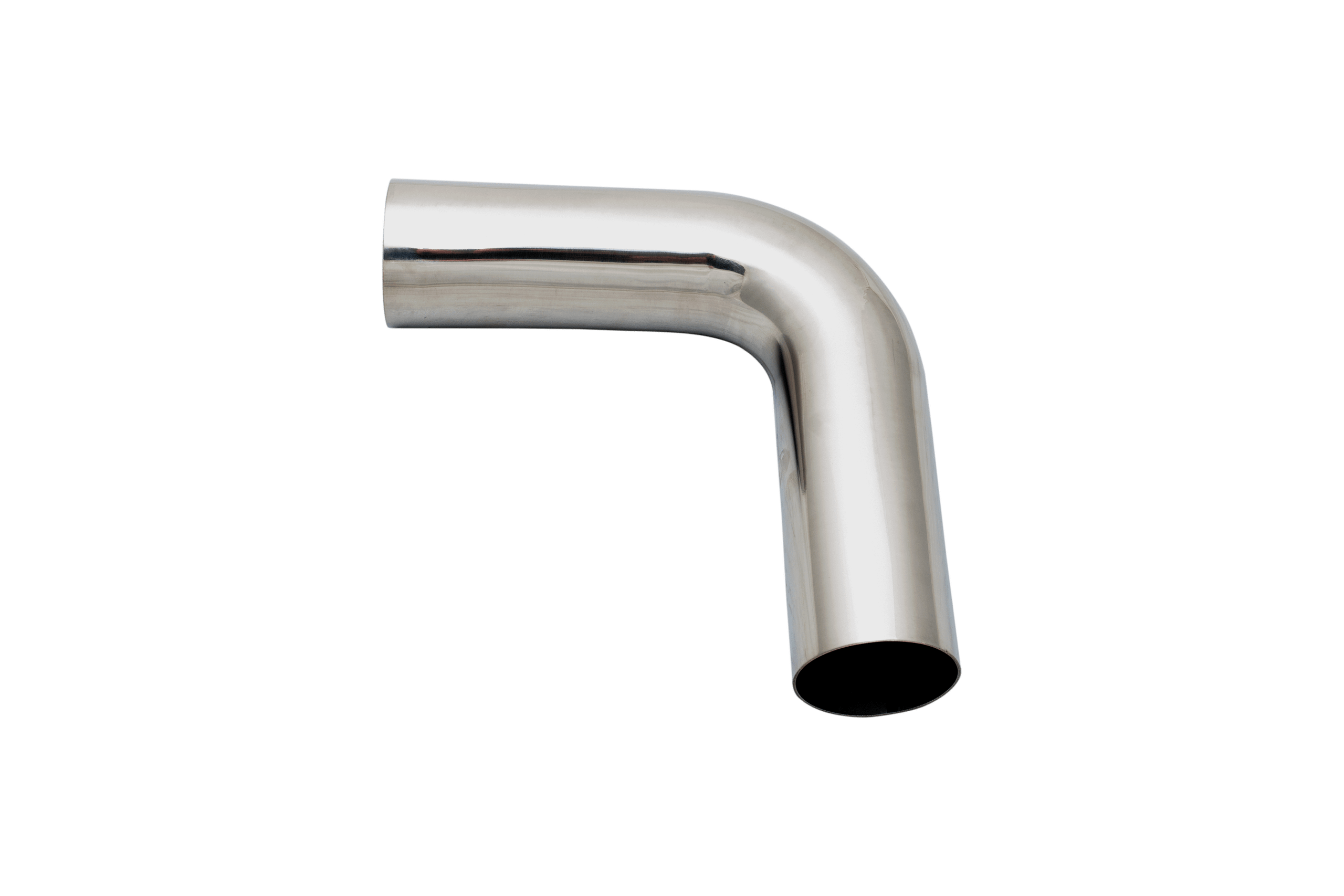 XForce Mandrel Bend 304SS Polished 3" 90 degree 1.0D 6" Leg - MS300-90-1D