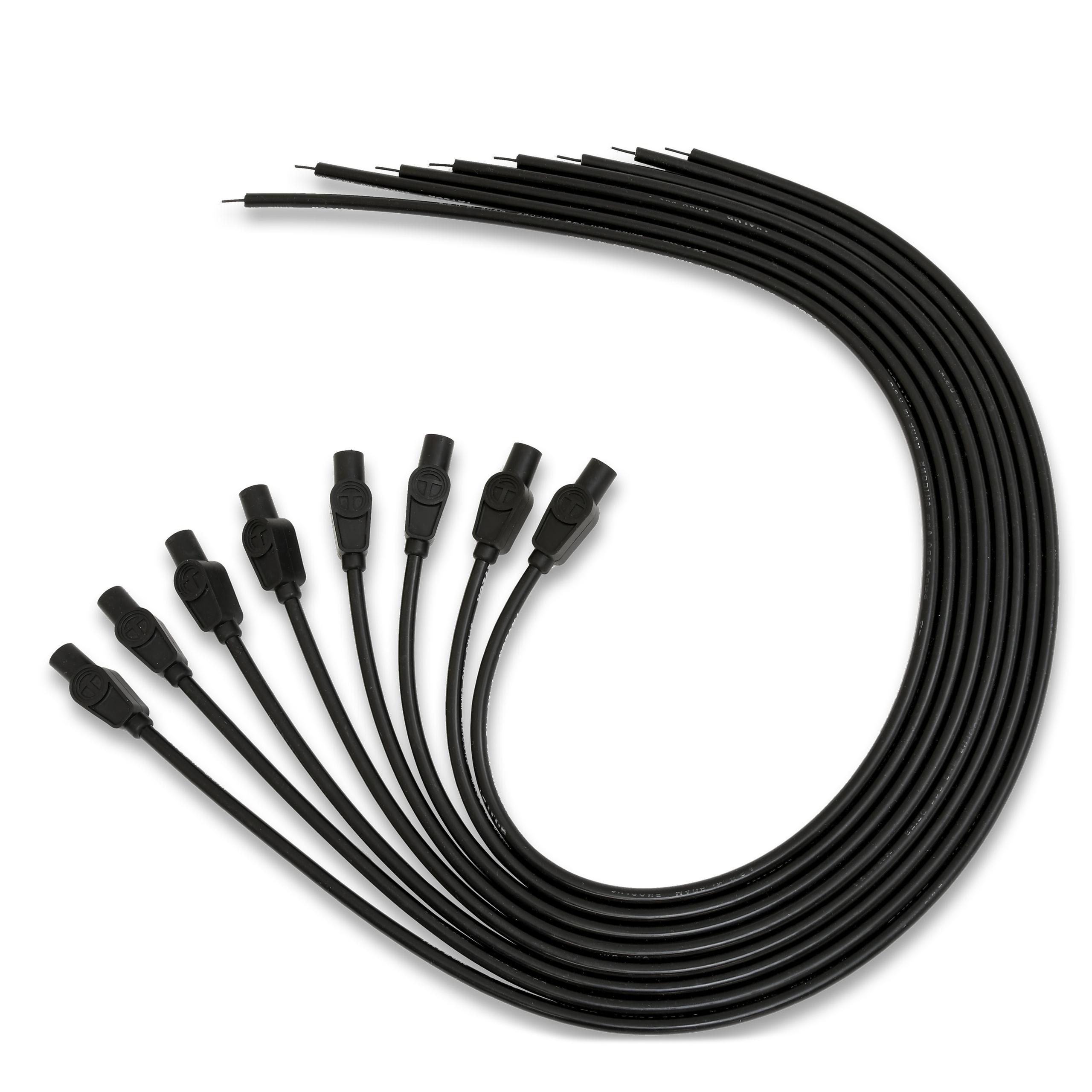 TAYLOR CABLE 8mm Spiro Pro LS Universal 180 Degree Black - 73065