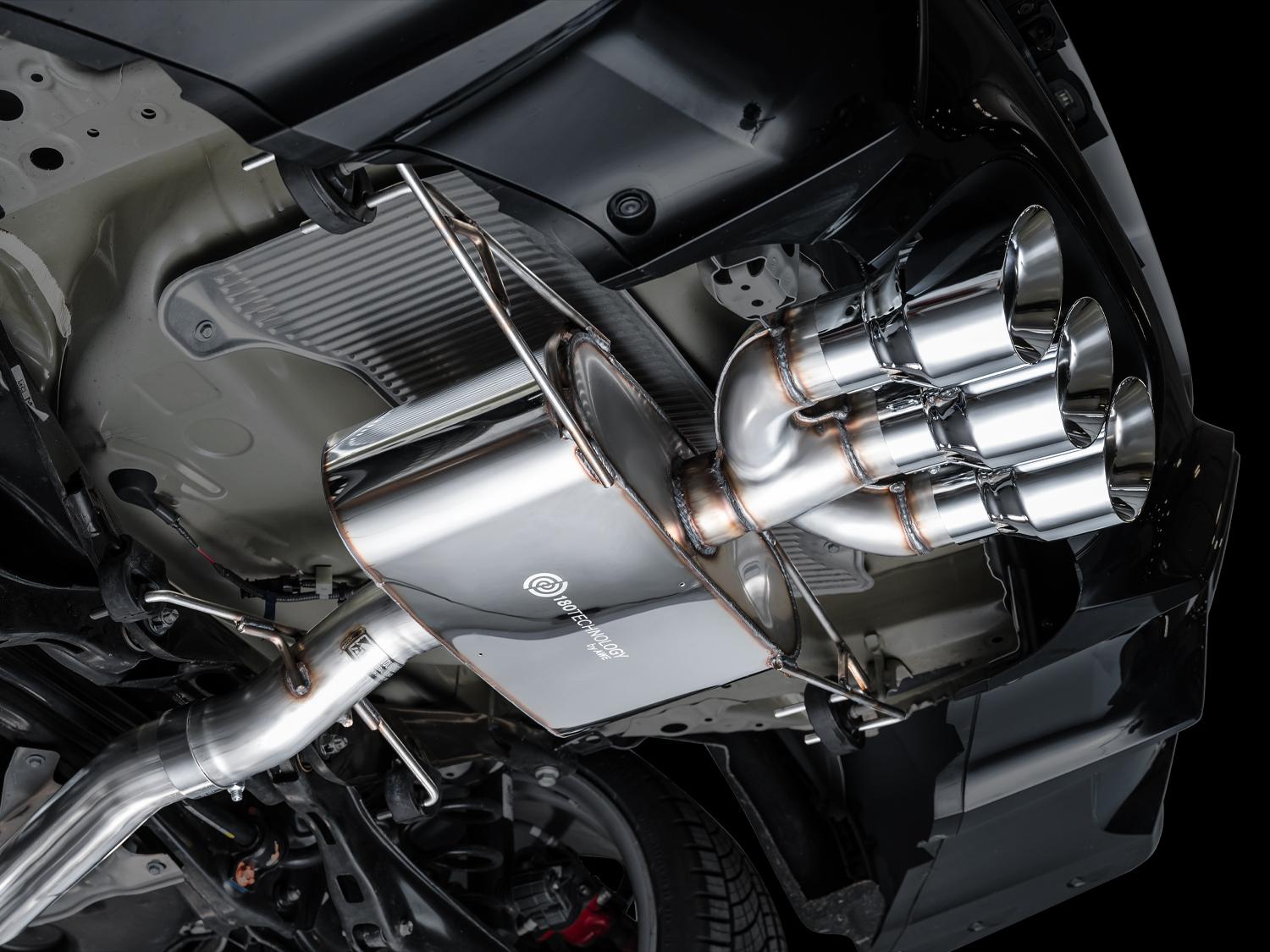 AWE Touring Edition Exhaust for DE5 Integra Type-S - Triple Chrome Silver Tips - 3015-52335