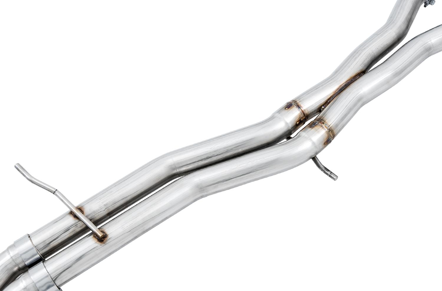 AWE Tuning Audi B9 S5 Coupe 3.0T Track Edition Exhaust - Diamond Black Tips (102mm) - 3010-43058