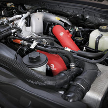 AFE BladeRunner 3 IN Aluminum Hot and Cold Charge Pipe Kit Red (2023-2024 F-250 Super Duty , F-350 Super Duty) - 46-20684-R
