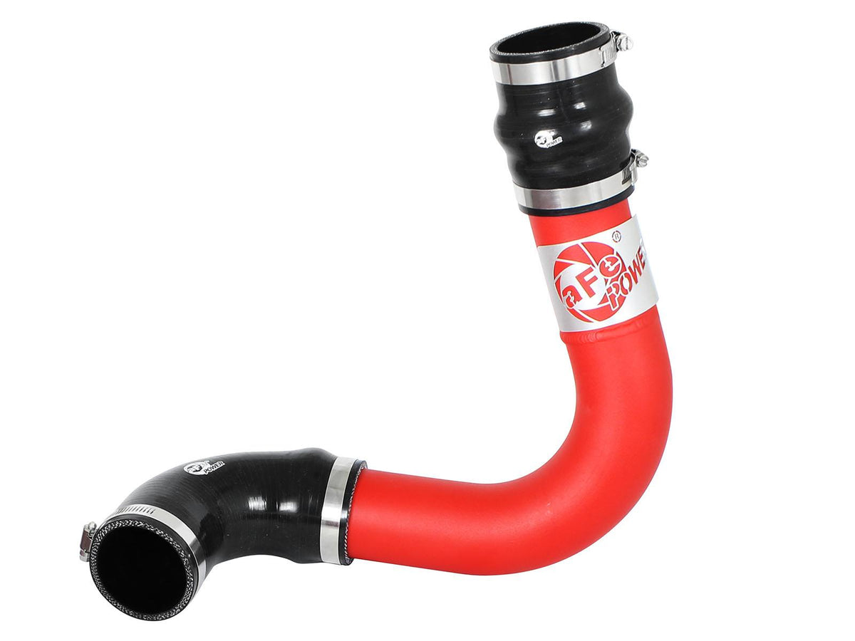 AFE BladeRunner 2-1/2 IN Aluminum Cold Charge Pipe Red (2013-2018 Focus) - 46-20189-R