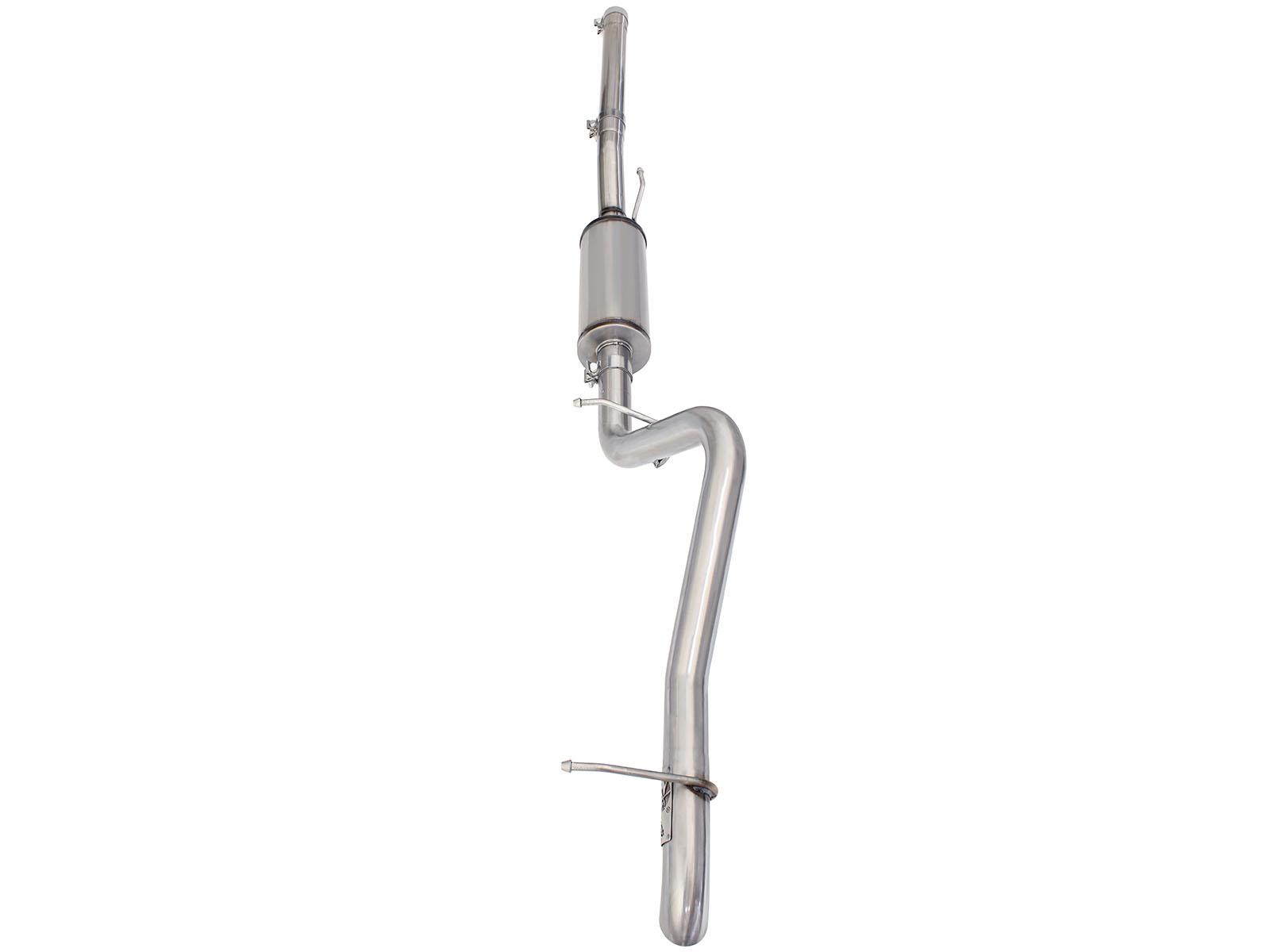 AFE MACH Force-Xp 2-1/2 IN 409 Stainless Steel Cat-Back Exhaust w/14 IN muffler - 49-48055