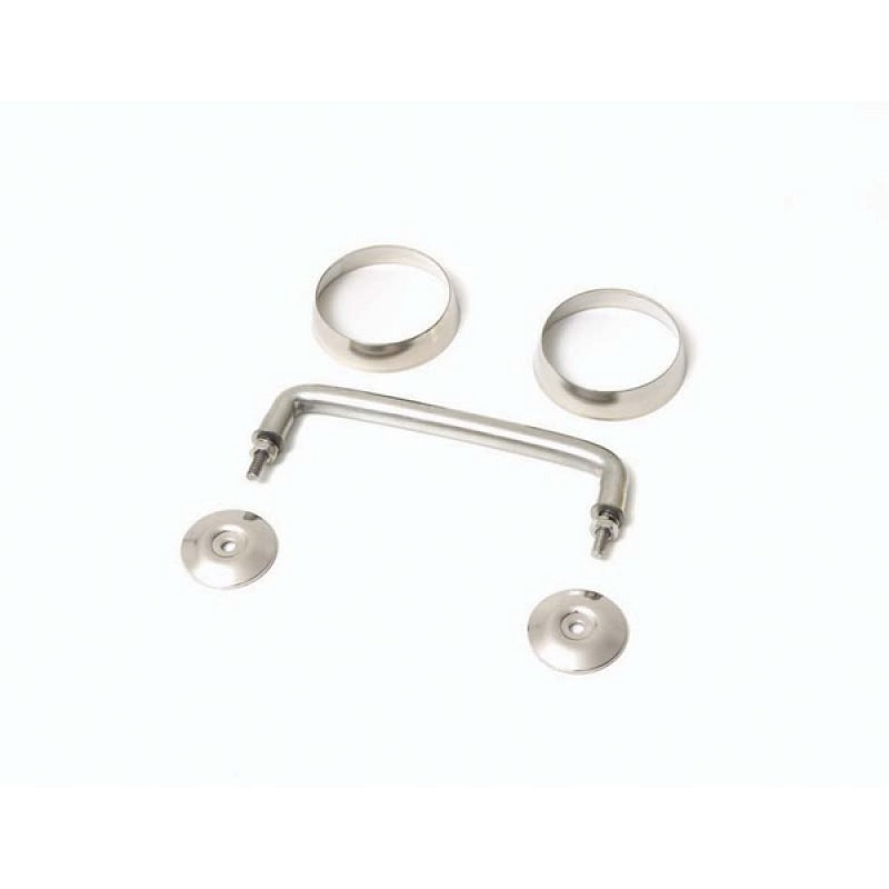 Rugged Ridge Windshield Tie Down Kit Stainless Steel; 97-06 Jeep Wrangler Tj - 11104.01