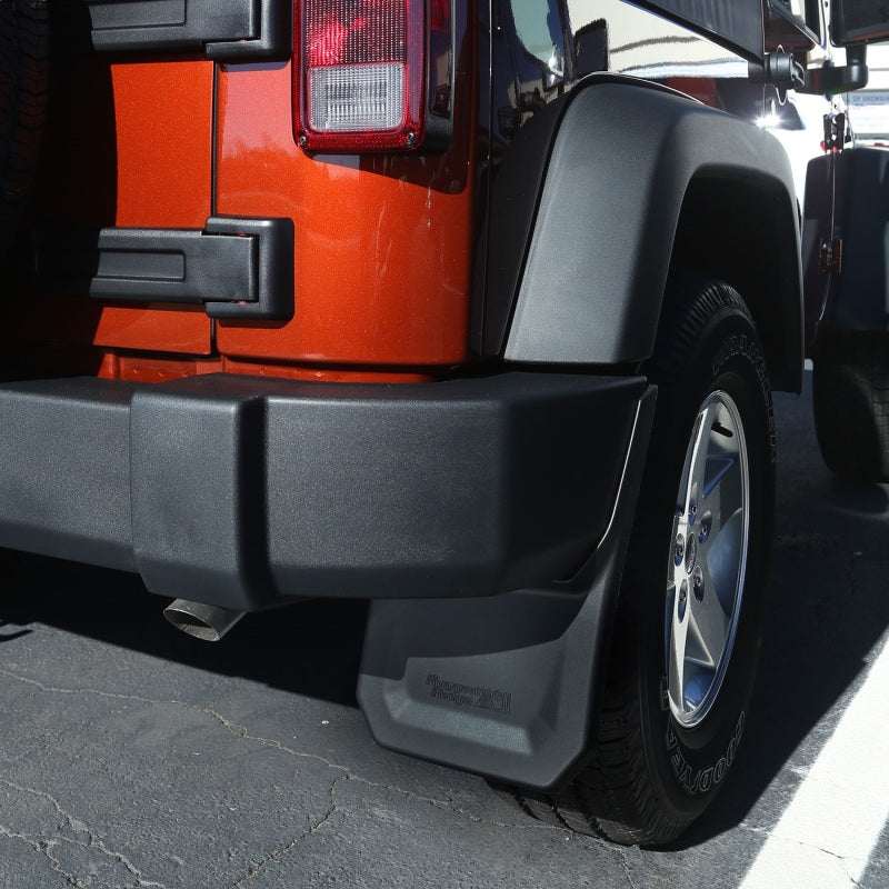 Rugged Ridge This Pair Of Rear Splash Guards From Rugged Ridge Fits 07-18 Jeep Wrangler. - 11642.12