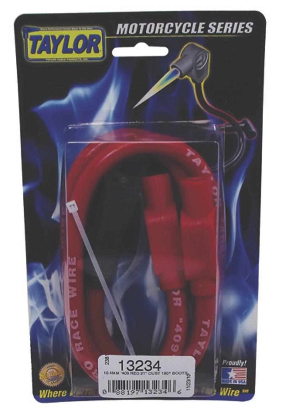 TAYLOR CABLE 409 Spiro-Pro red 21in custom MC 180 - 13234