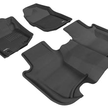3D MAXpider 2009-2013 Honda Fit Kagu 1st & 2nd Row Floormats - Black