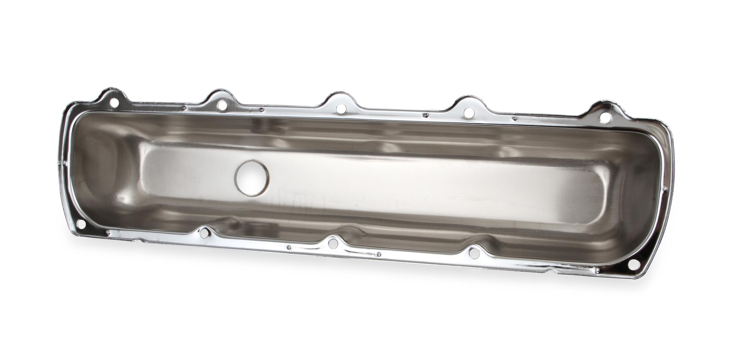 Mr. Gasket Chrome Valve Covers without Baffle.  - 9422