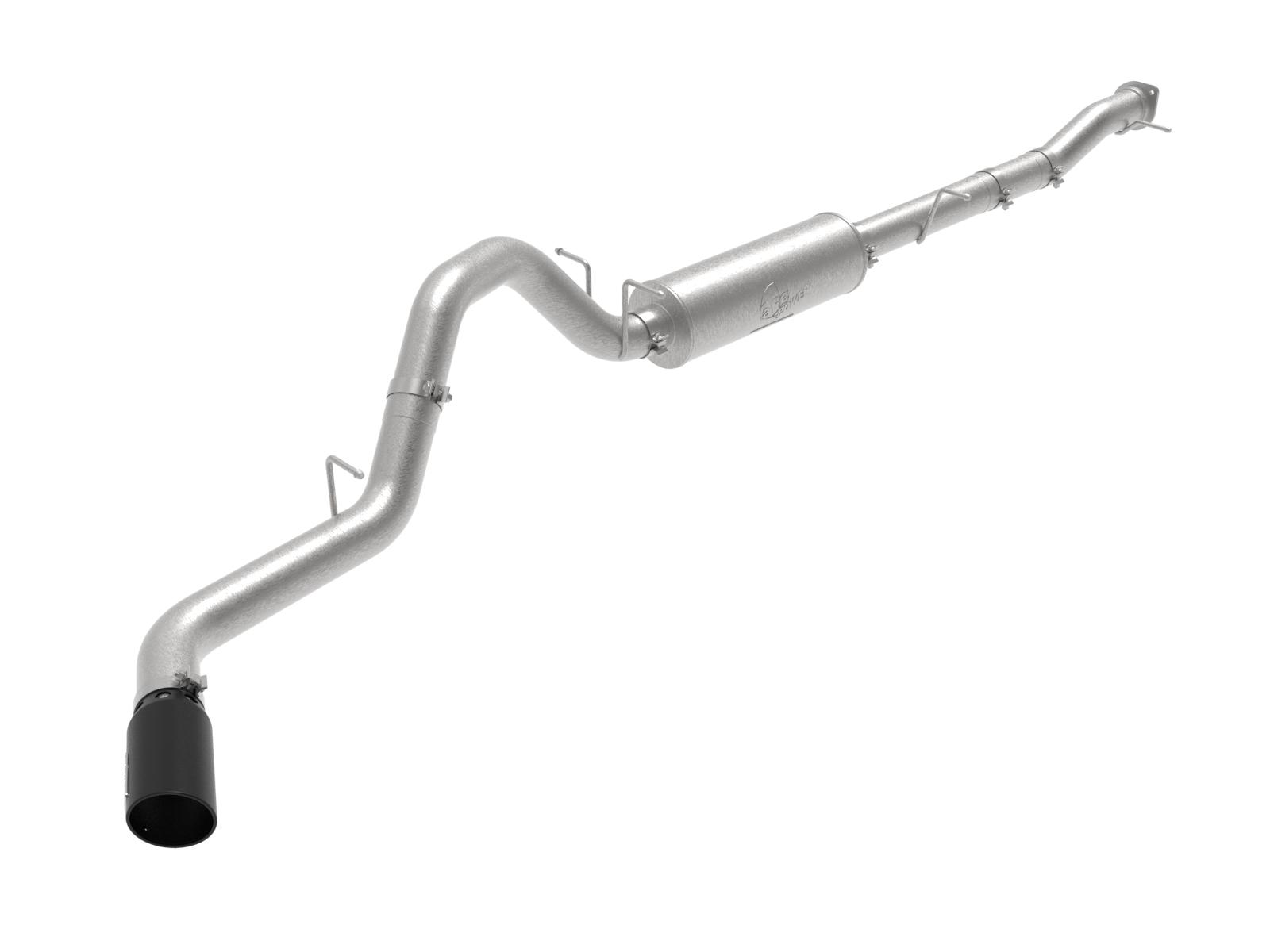 AFE Apollo GT Series 3 IN 409 Stainless Steel Cat-Back Exhaust System w/ Black Tip (GM 2500/3500HD 2020 V8-6.6L L8T) - 49-44123-B