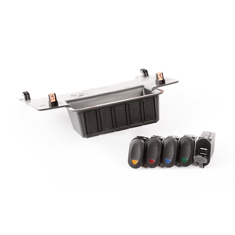 Rugged Ridge Switch Panel Kit Lower; 11-18 Jeep Wrangler Jk/Jku - 17235.84