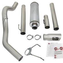 AFE Large Bore-HD 4 IN 409 Stainless Steel Cat-Back Exhaust System w/ Polished Tip - 49-42005