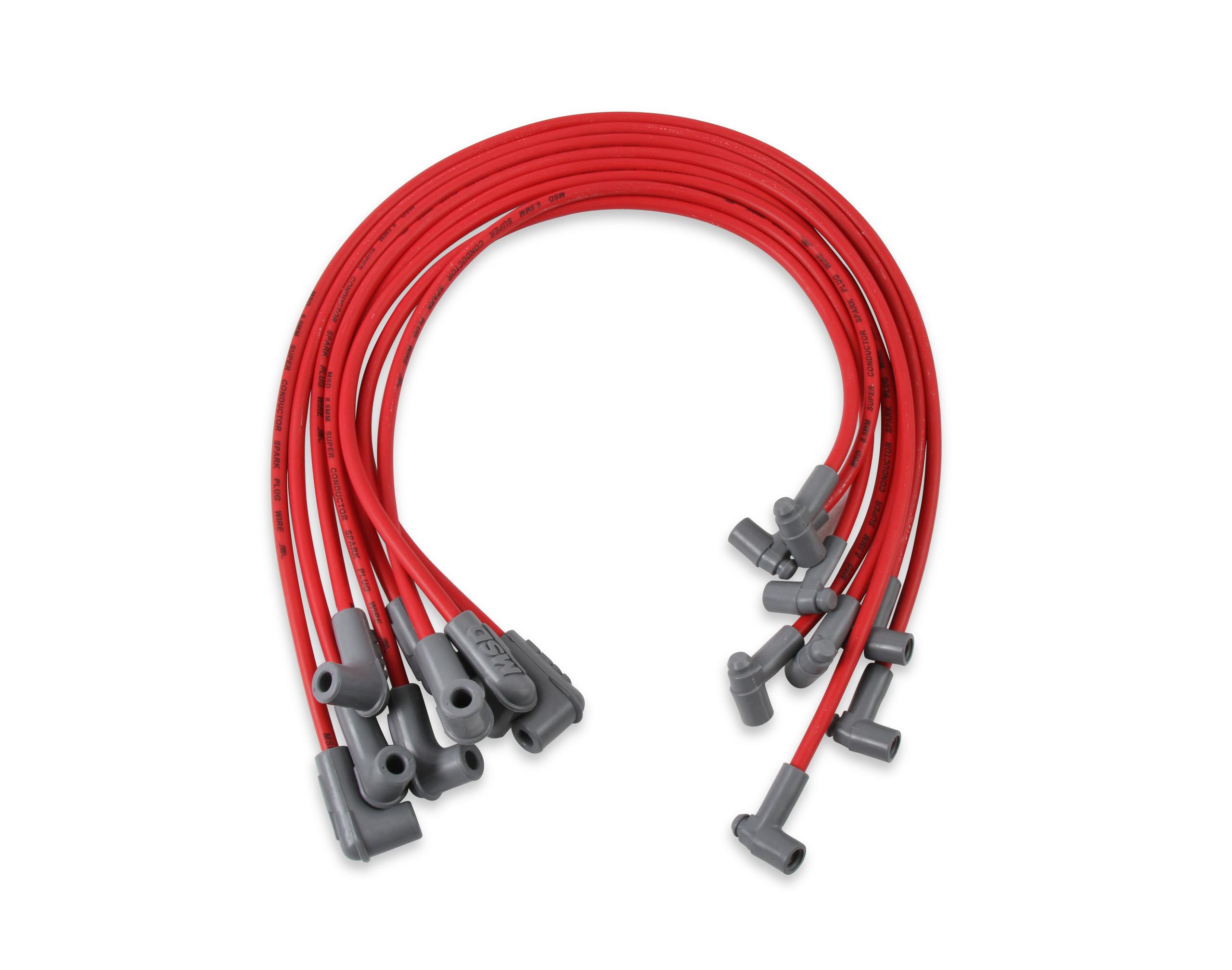 Msd 35599 Wire Set, Super Conductor, Small Block Chevy With Hei Cap