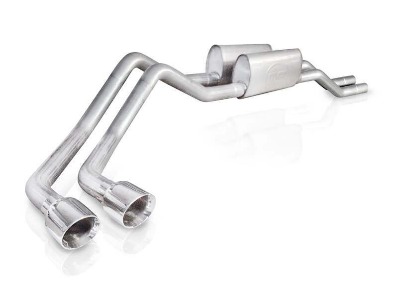 Stainless Works Catback Turbo Chambered Mufflers Side Exit Performance Connect (2004-2008 F-150) - 08F150TDRT