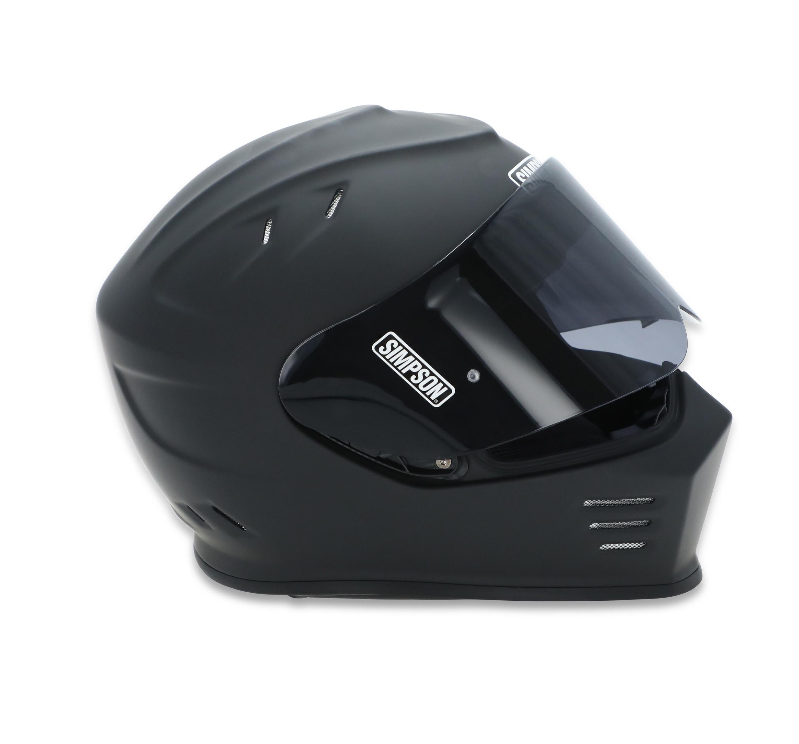 Simpson Racing Ghost Bandit Black Motorcycle Helmet - XX-Large - GBDXX2
