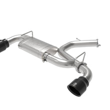 AFE Takeda-ST 3 IN 304 Stainless Steel Axle-Back Exhaust System w/ Black Tip (Hyundai Veloster N 19-20 L4-2.0L (t)) - 49-37009-B
