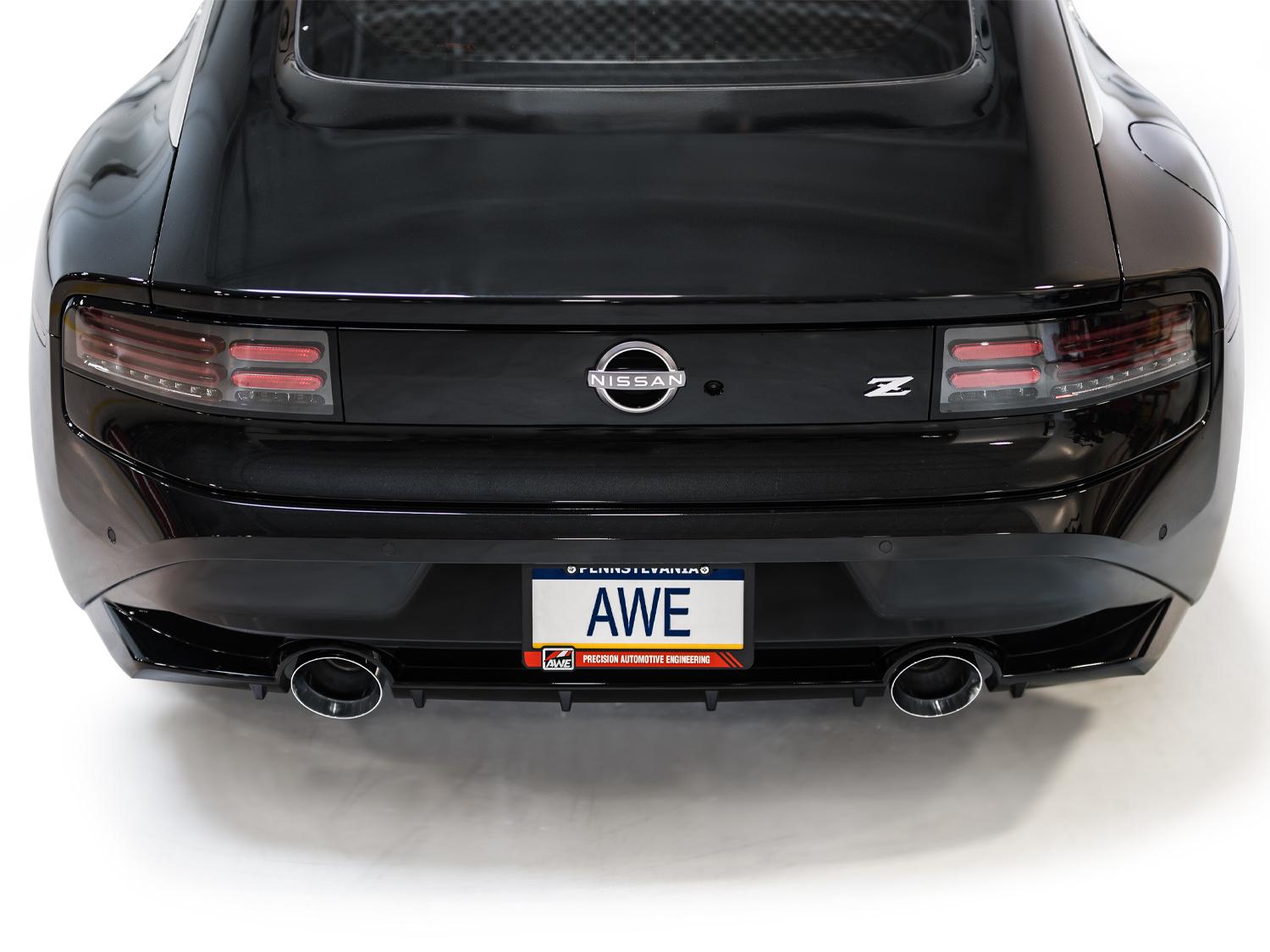 AWE Touring Edition for Nissan Z - Chrome Tips - 3015-32400