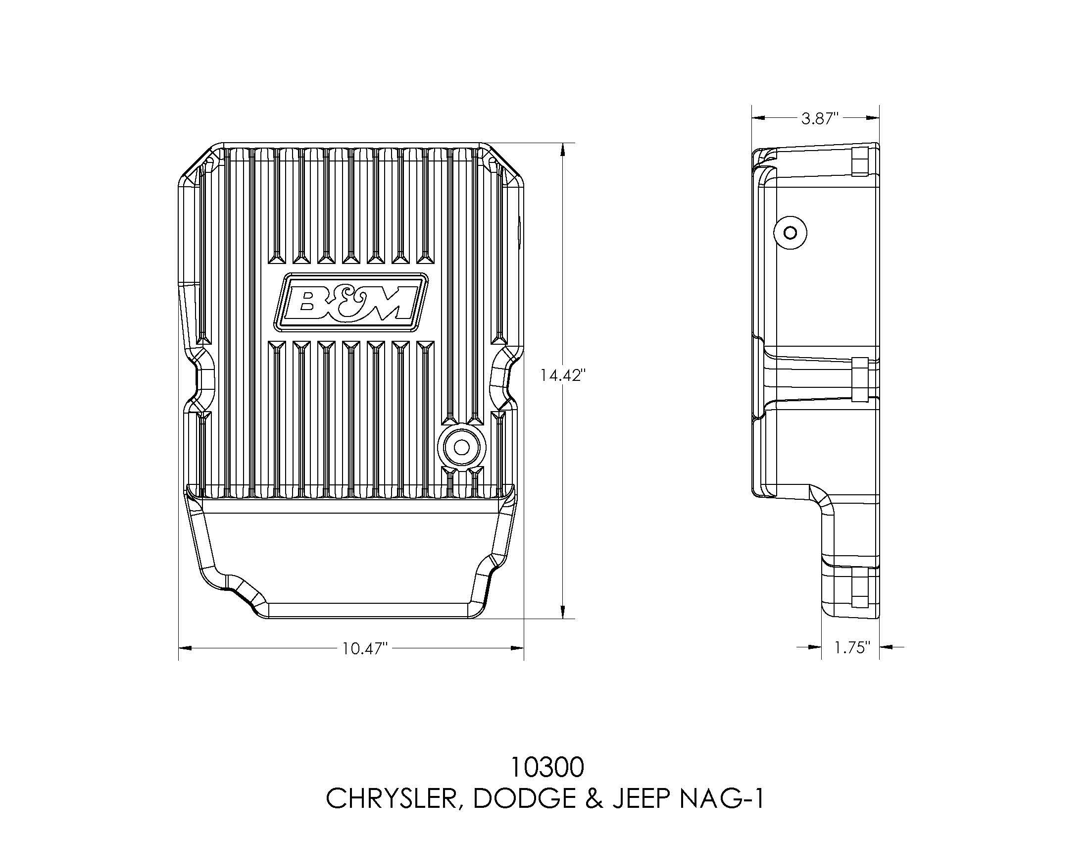 DEEP PAN, CHRYSLER NAG-1 () - 10300