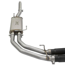 AFE Rebel Series 3 IN to 2-1/2 IN 409 Stainless Steel Cat-Back Exhaust w/Black Tip (2004-2008 F-150) - 49-43079-B