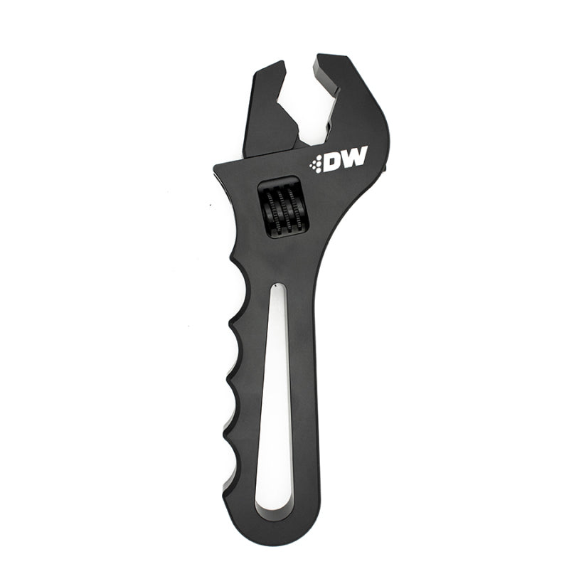 DeatschWerks Adjustable AN Hose End Wrench (black anodized) - 6-02-1006