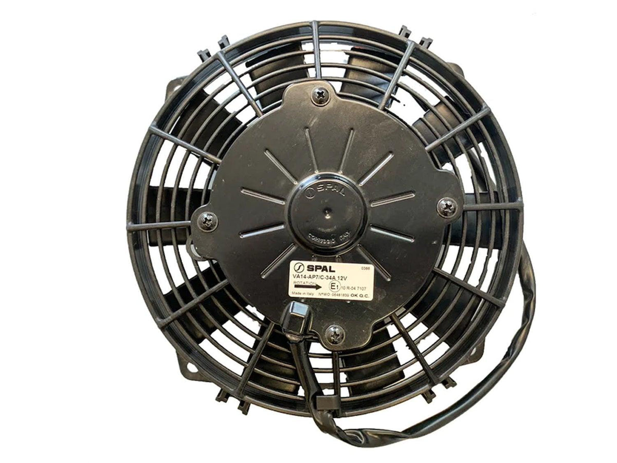 Fluidyne SPAL High Performance Electric Fans - 12V Electric Fan 9Inches Puller - Paddle Blade - FHP34109OR