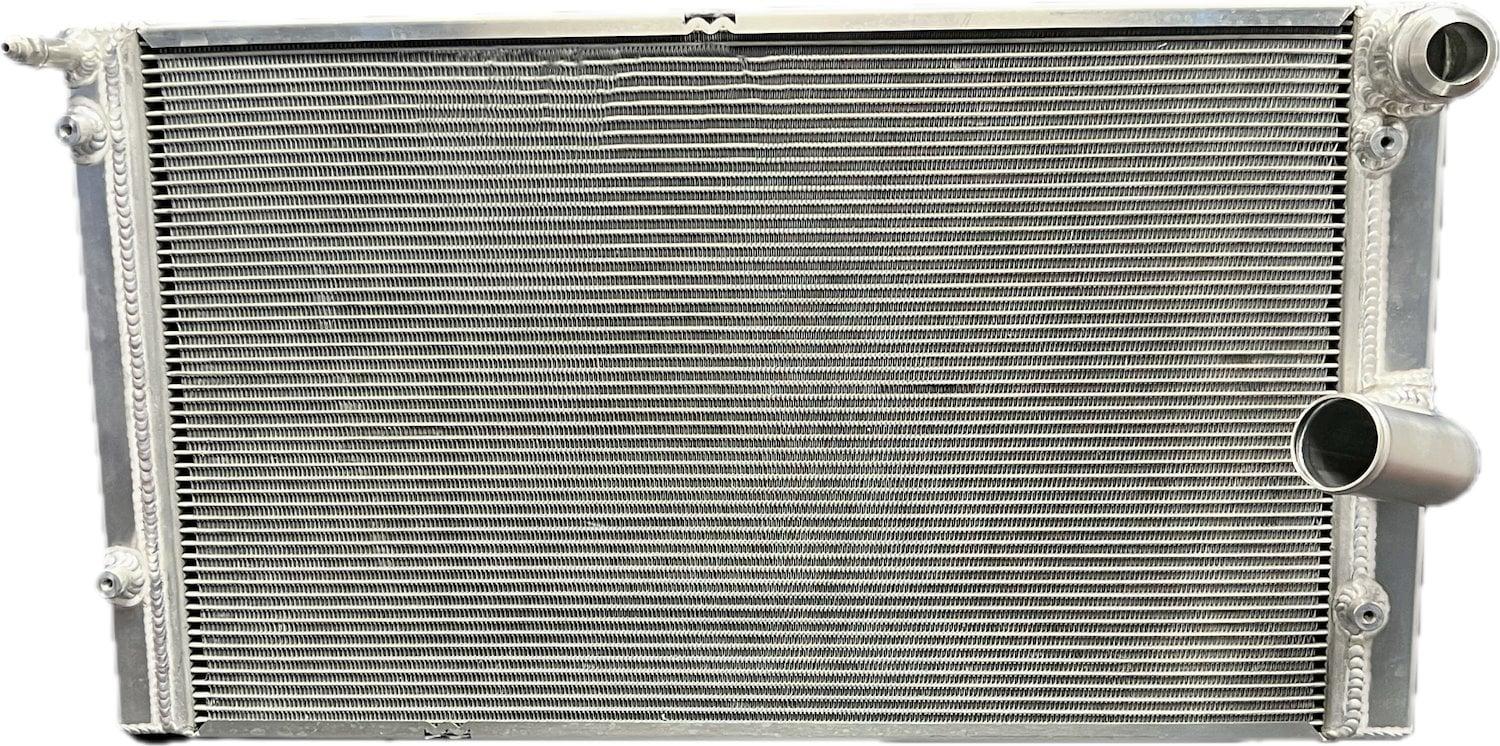 Fluidyne NASCAR Whelen Modified Double Pass Aluminum Radiator - Whelen (LFR Chassis) Modified Cooling Module, Includes ORA.DB-30401.MOD oil cooler and Dual Spal 9 Fans - MRA.LFR