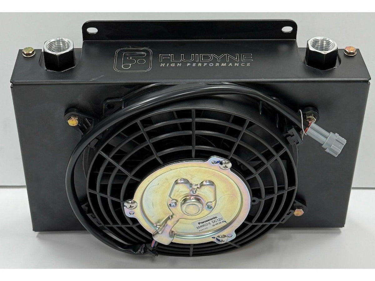 Fluidyne E-Line 25 Row Stacked Plate Cooler w Fan, 13"x7.7"x2" - OGEN.STP.103