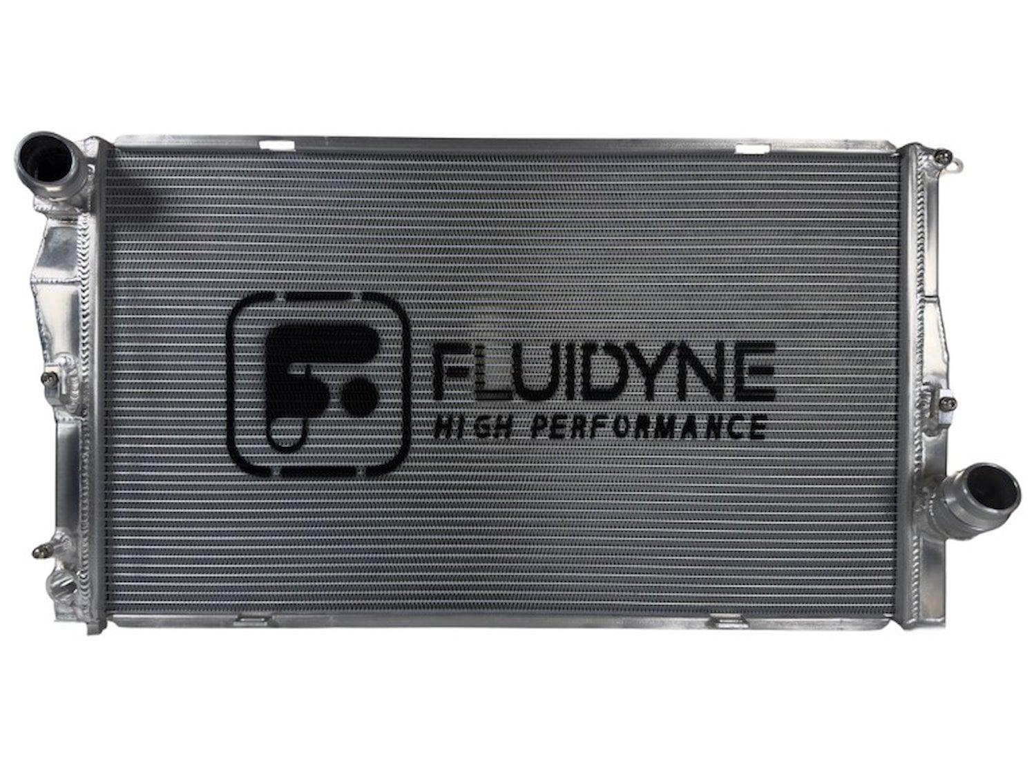 Fluidyne 2007-2016 BMW 135, 335, Z4, E82,E88,E89, F30,F31,F35 Manual Transmission 3 Row High Performance Aluminum Radiator - RBM.FD7045